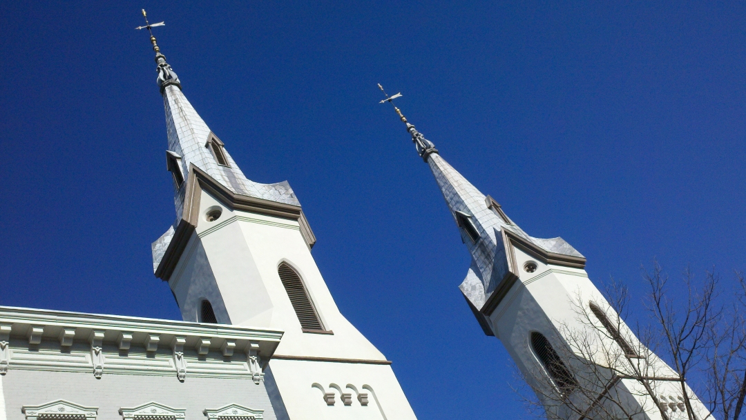 Evangelical Lutheran Church - Twin Spires - Frederick Maryland