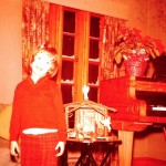 Joan at home Kline Blvd Frederick Maryland Christmas 1963